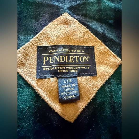 Pendleton Ladies' Fuzzy Zip Jacket Blue Size Large - Picture 6 of 9